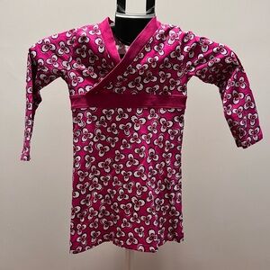 Floral Pink Kids long sleeve dress - Tea Collection